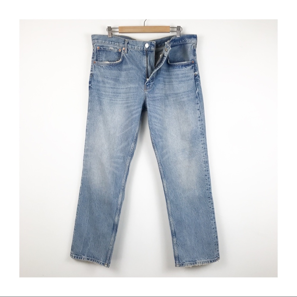 Zara The Truth Slim Jeans in Sky Blue Size 14 - Picture 8 of 14